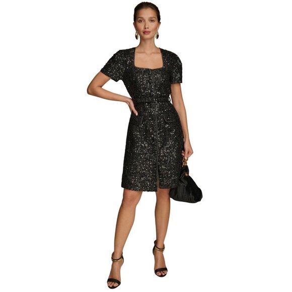 chinese dress ladies Vintage Donna Karan Jersey Ruched Dress - S-M main image 0